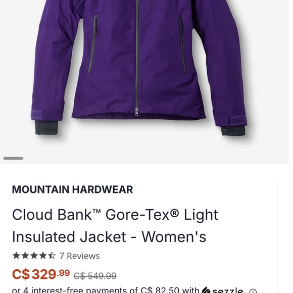 Cloud Bank Gore-Tex ski jacket by MOUNTAIN HARDWARE - Picture 3 of 6